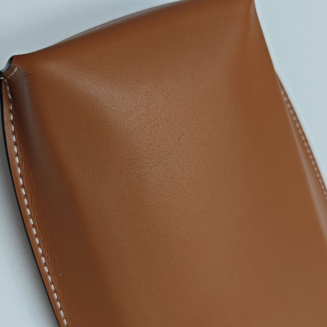 Calfskin Shoulder Bag Brown