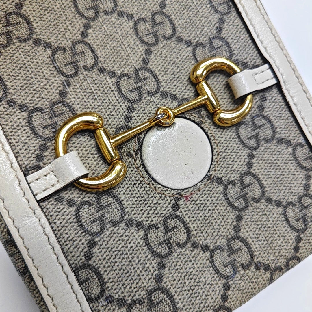Horsebit 1955 Mini Coated Canvas Beige