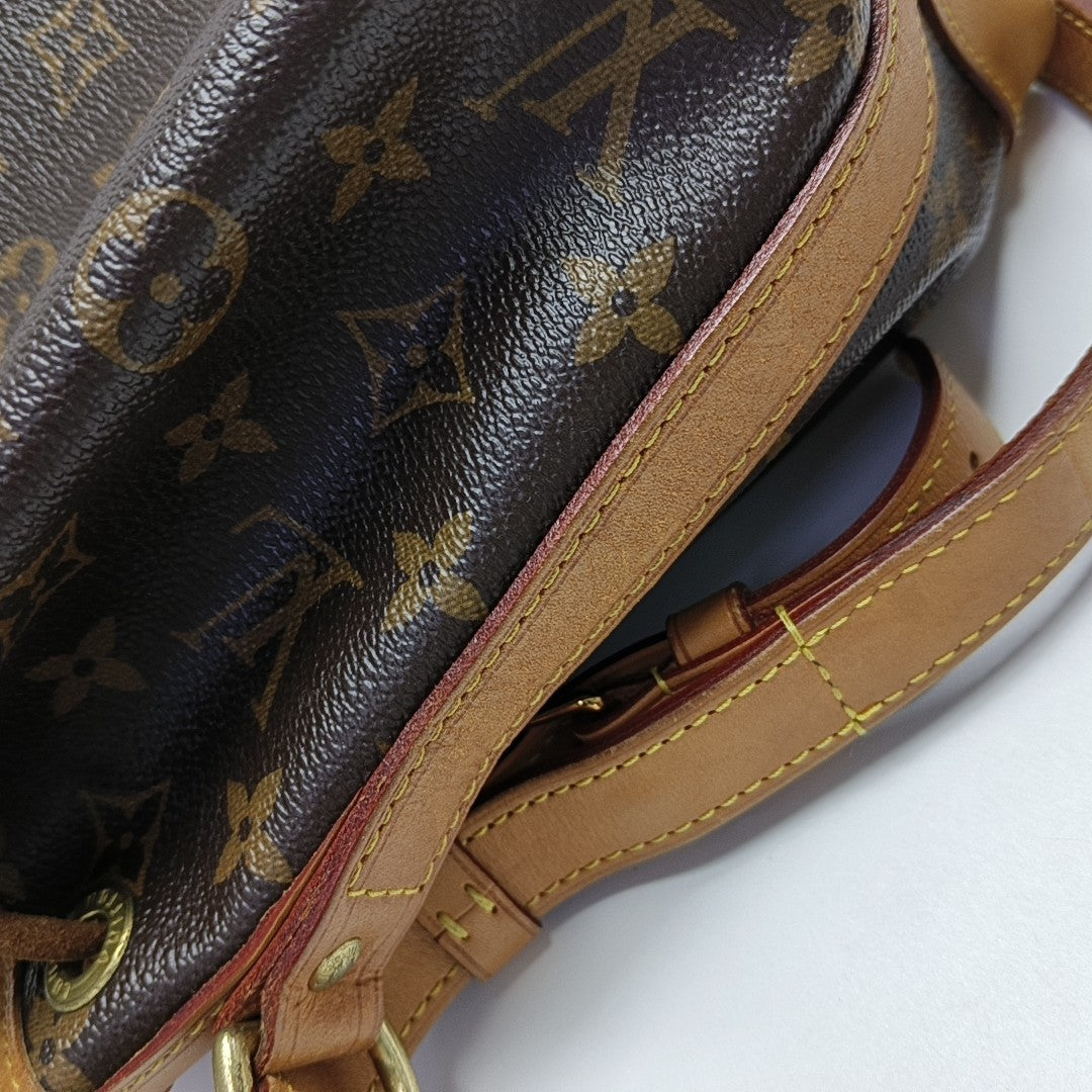 NOÉ BB Monogram Coated Canvas Brown