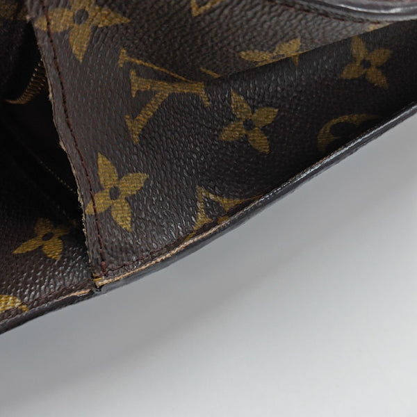 VINTAGE BABYLONE Monogram Coated Canvas Brown