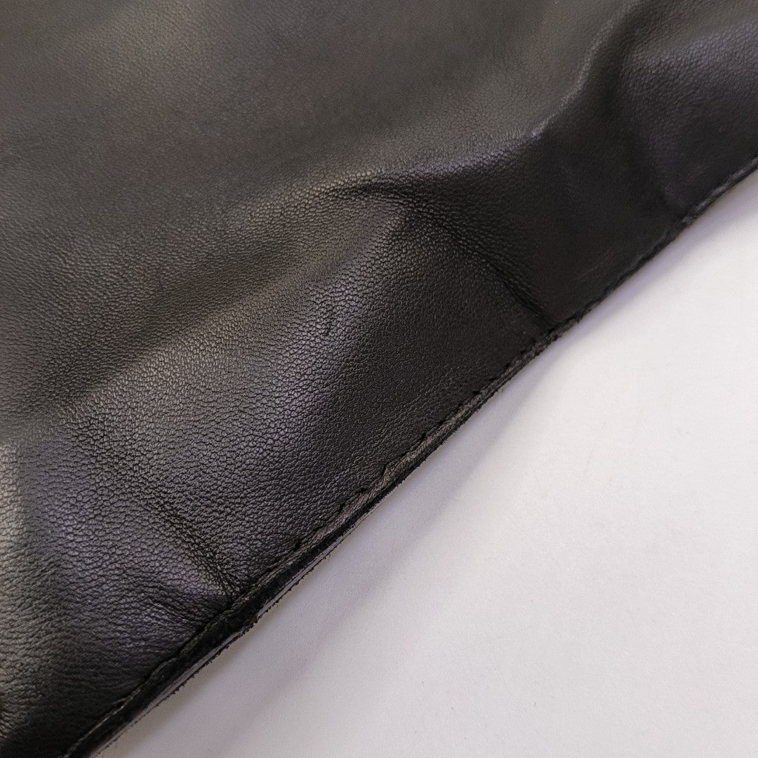 Lambskin Tote Bag Black