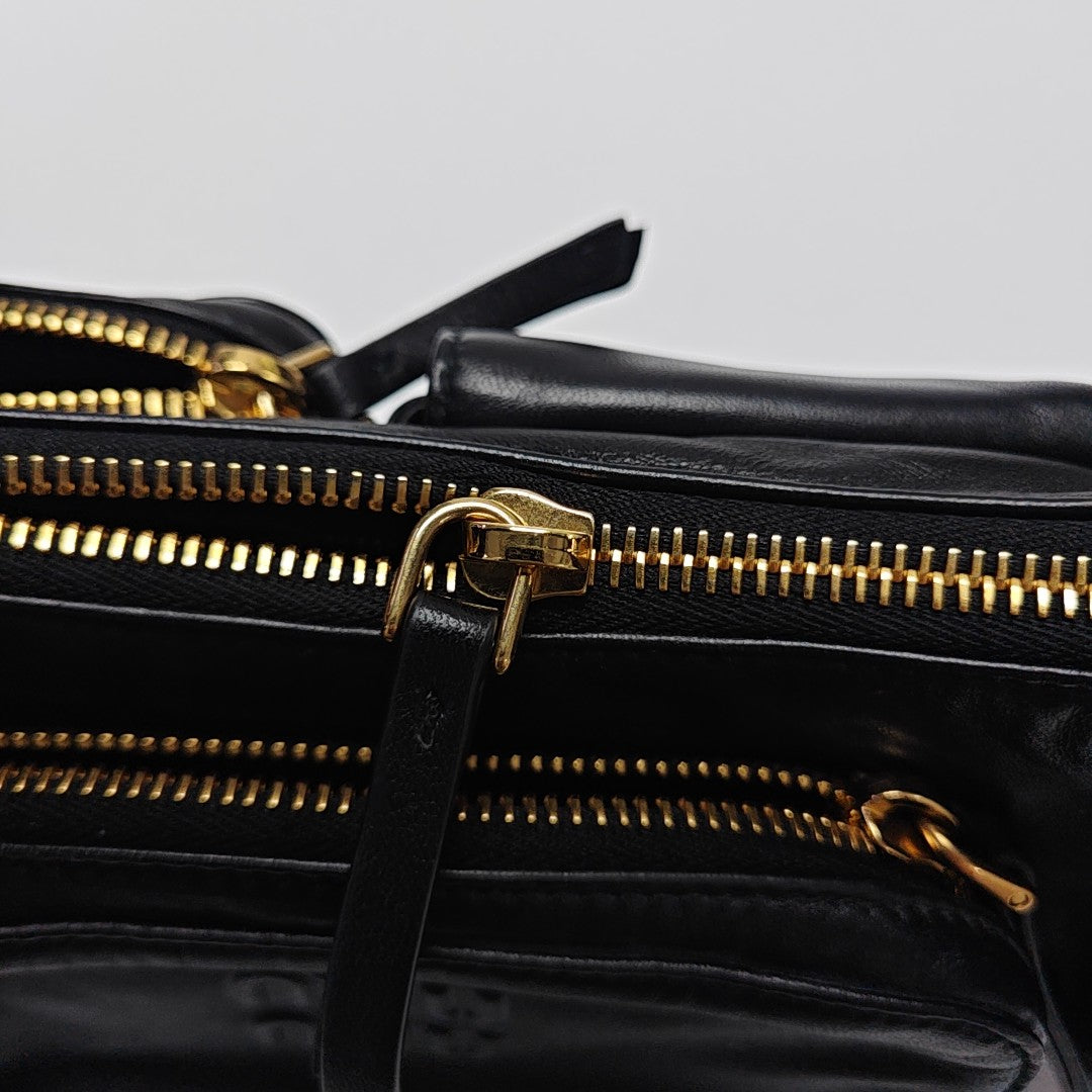 Lambskin Shoulder Bag Black