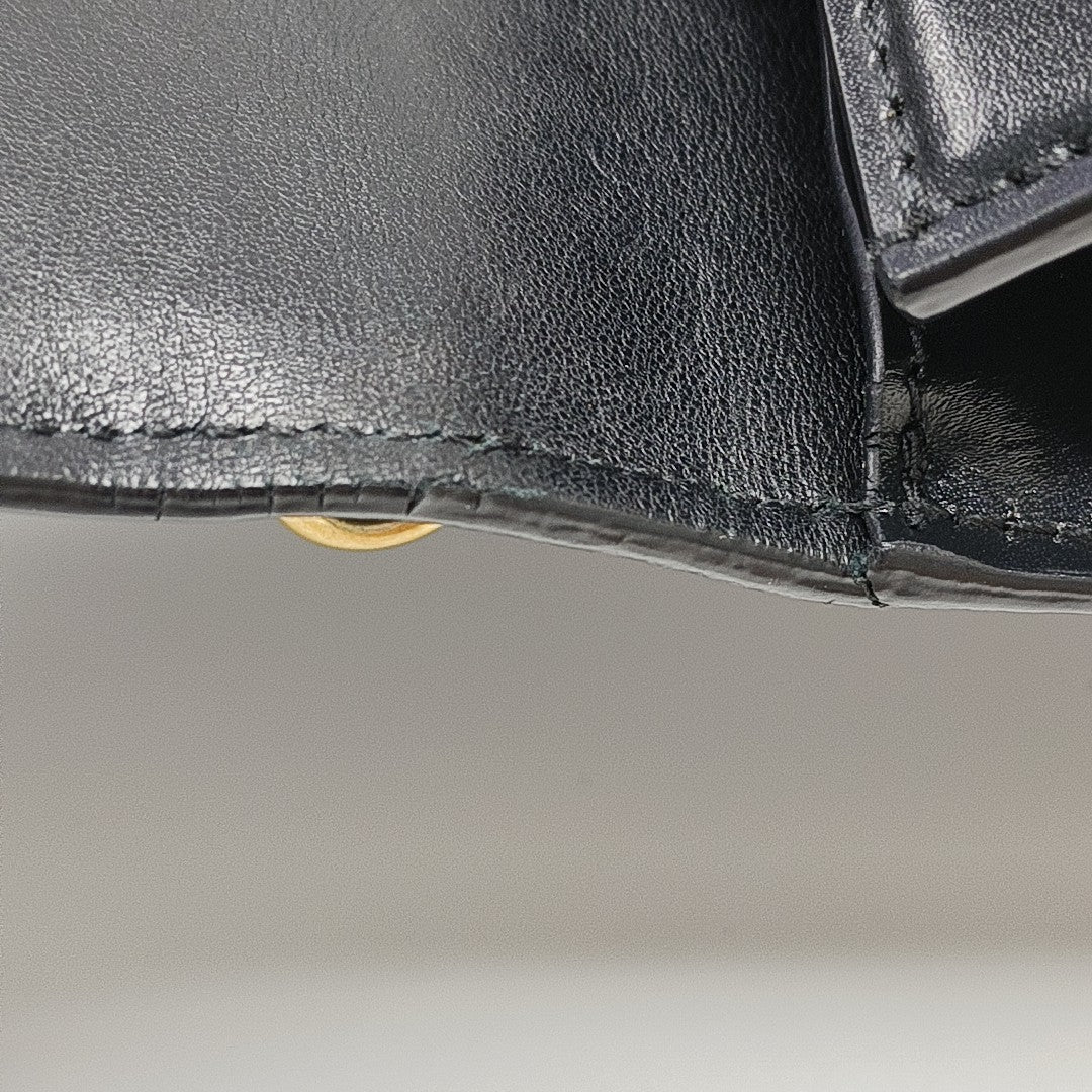 Hourglass S Calfskin Black