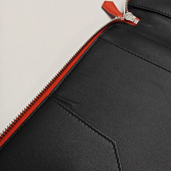 Calfskin Top Handle Bag Red