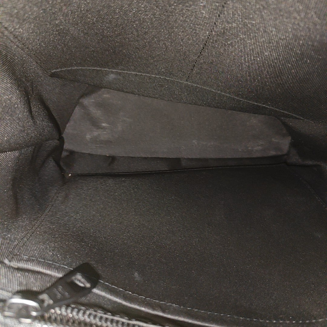 CHRISTOPHER PM Monogram Calfskin Black