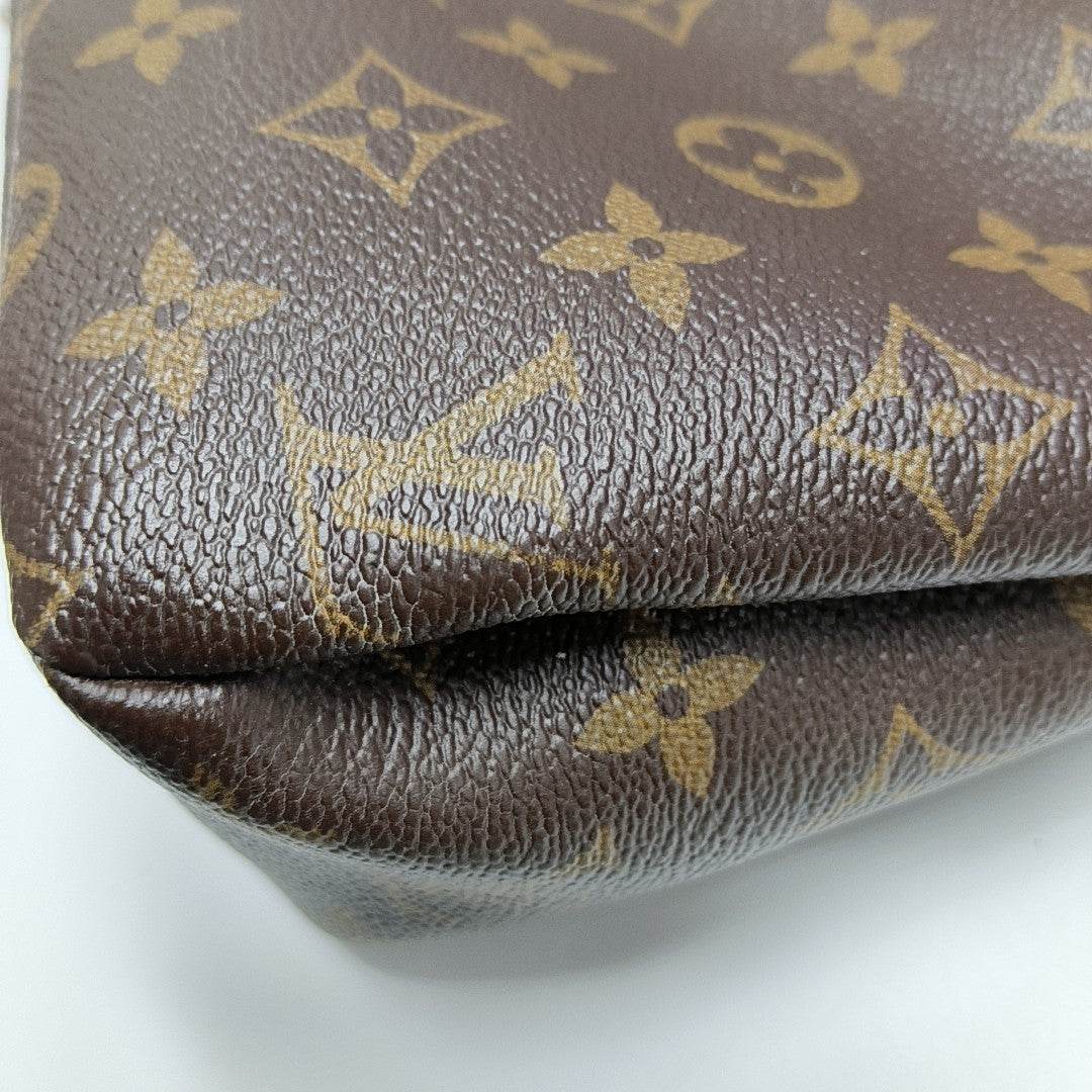 PALLAS BB Monogram Coated Canvas Brown