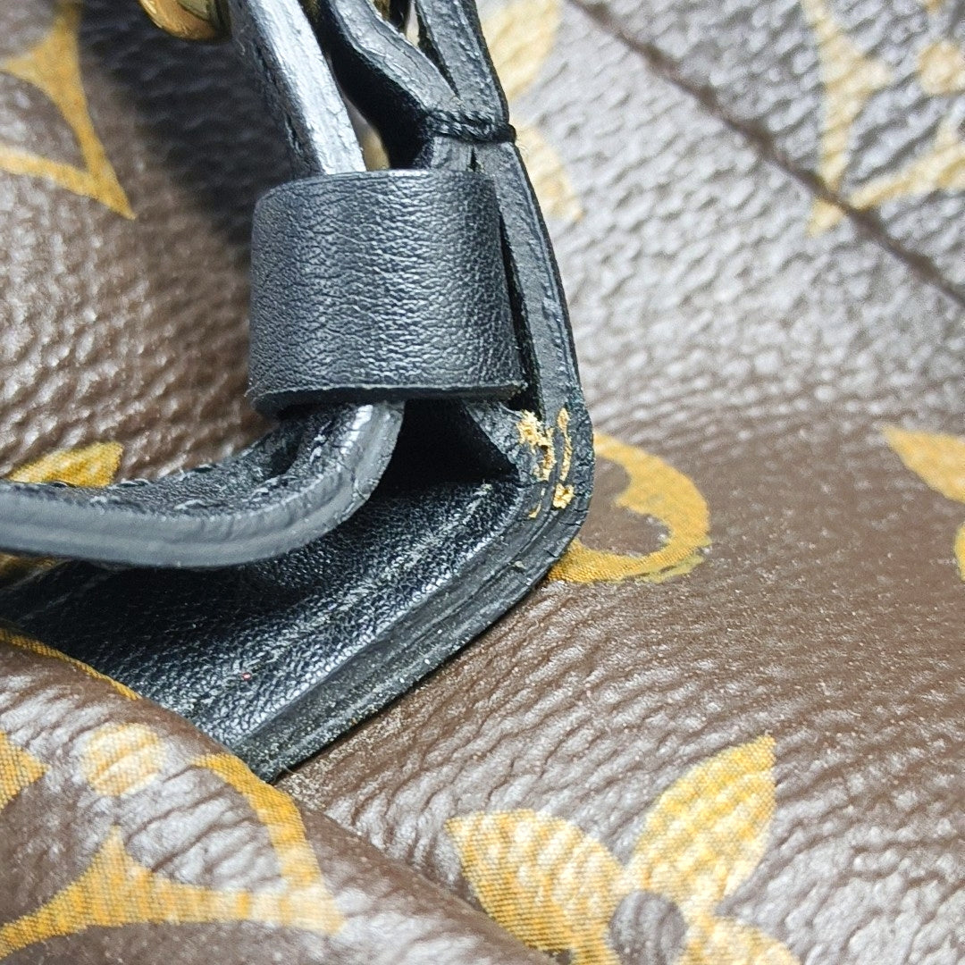 PALM SPRINGS PM Monogram Coated Canvas Brown