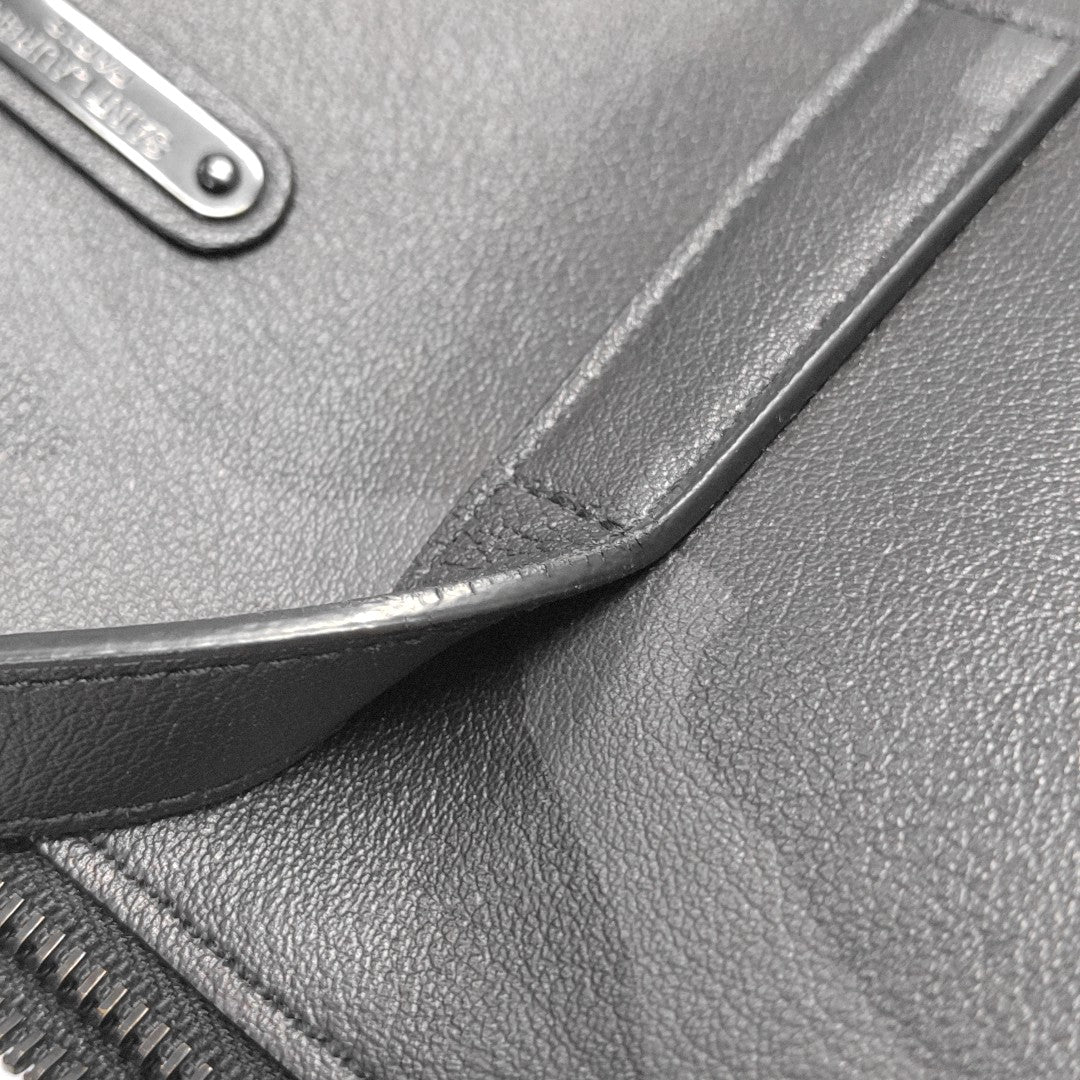Calfskin Shoulder Bag Black
