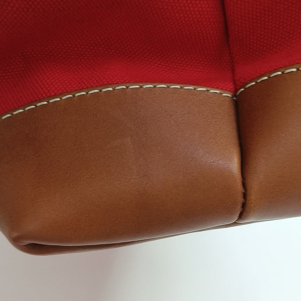 Canvas Shoulder Bag Red