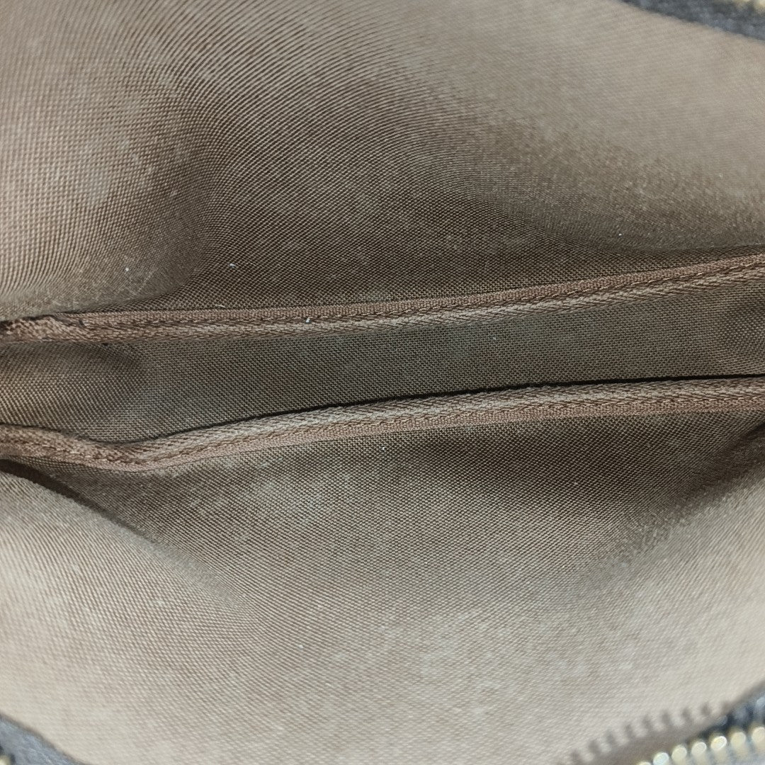 ACCESSOIRES Monogram Coated Canvas Brown