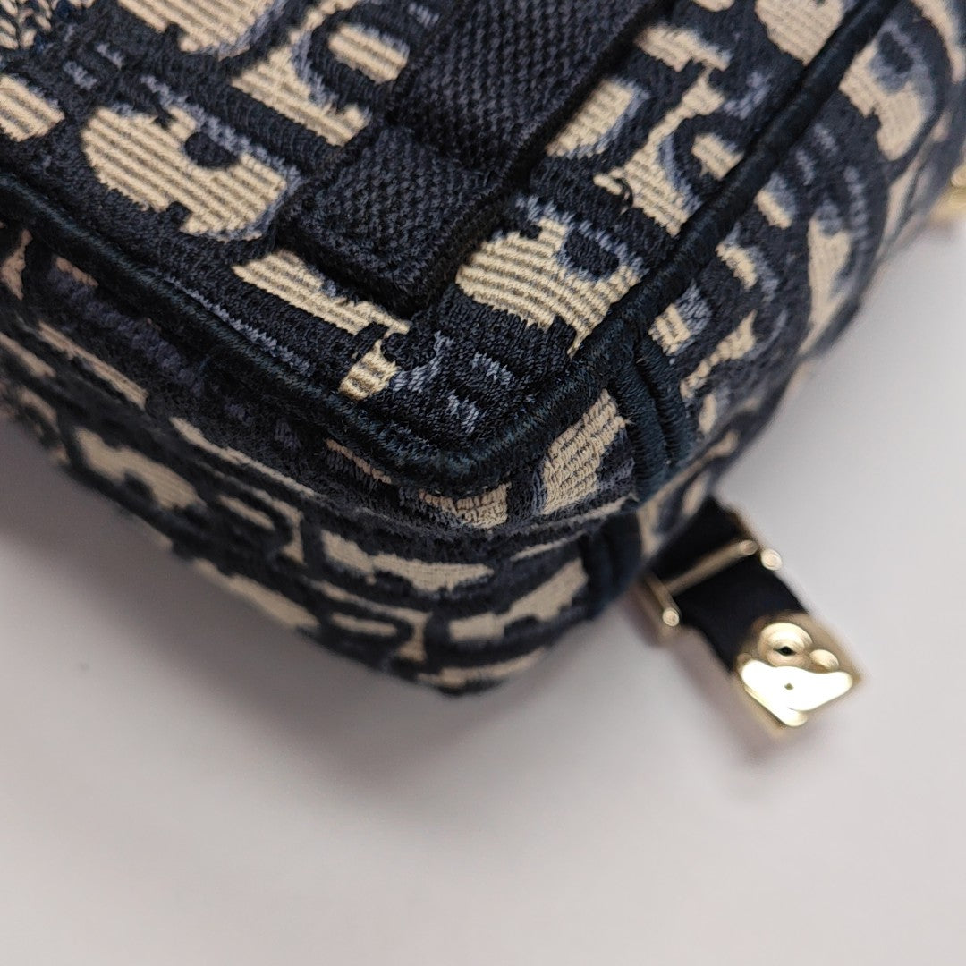 Diorcamp Small Oblique Canvas Blue