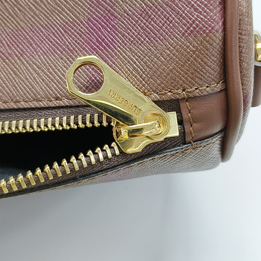 Coated Canvas Shoulder Bag Medium Multicolor