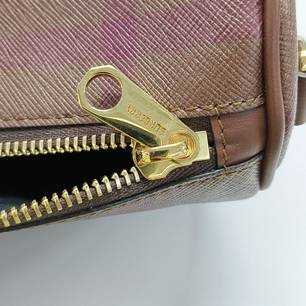 Coated Canvas Shoulder Bag Medium Multicolor