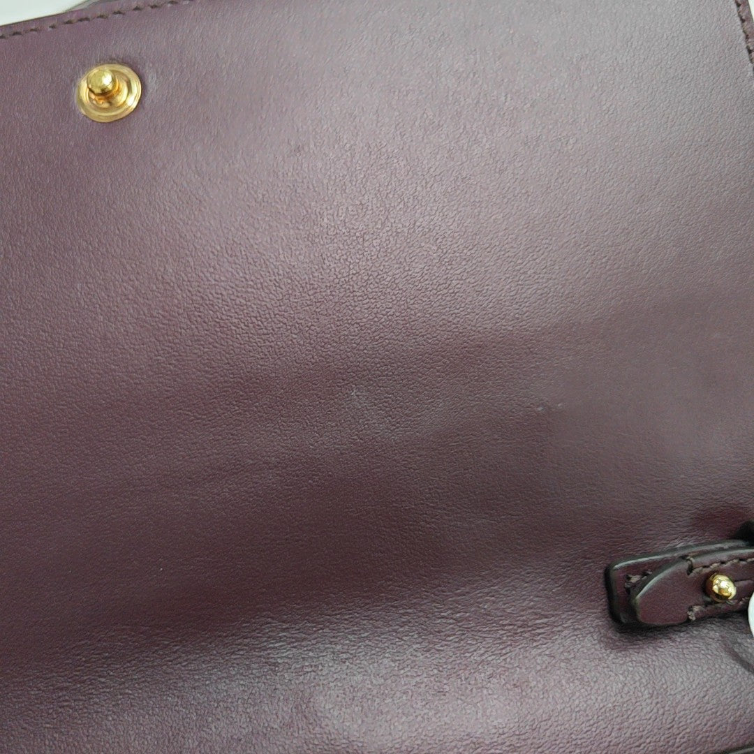 Calfskin Shoulder Bag Red