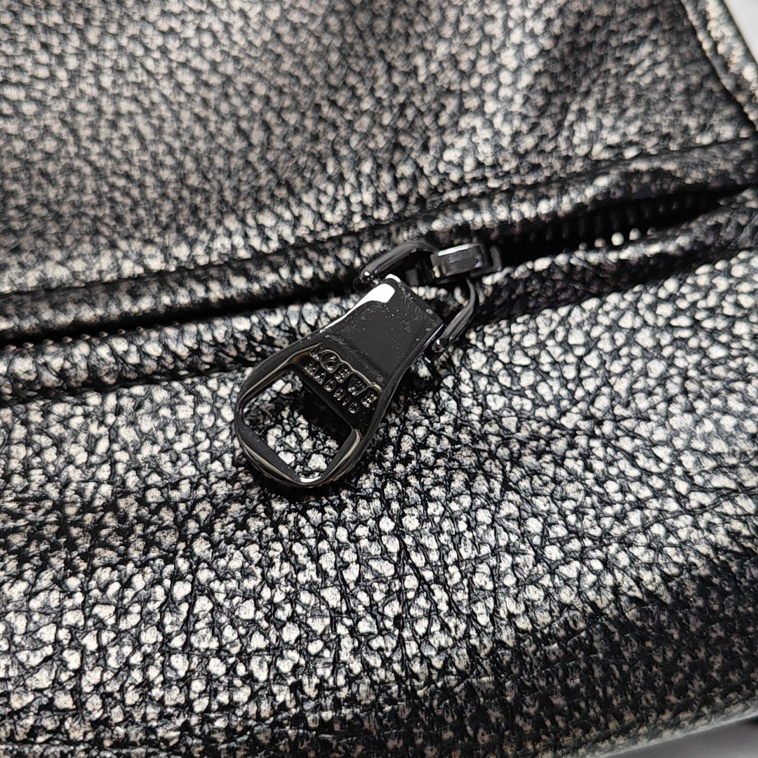 Calfskin Shoulder Bag Black