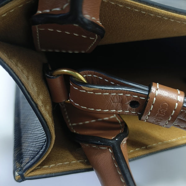 CABAS CELINE Mini Coated Canvas Brown