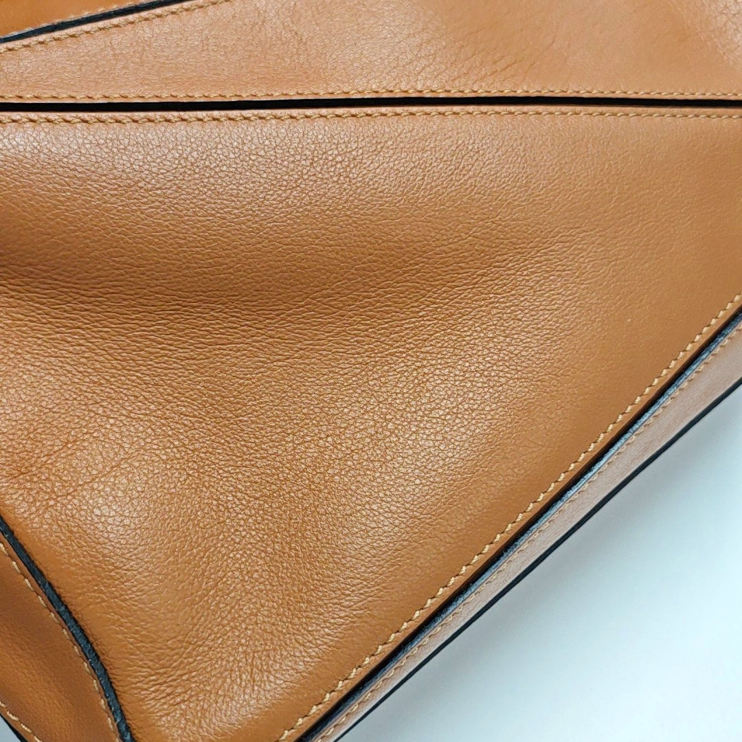 Puzzle Small Calfskin Brown