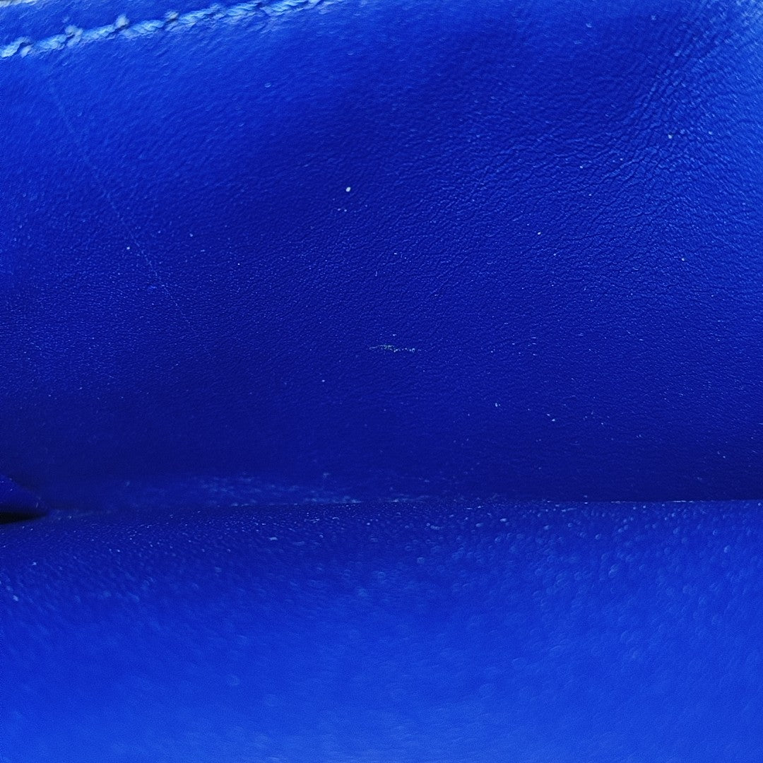 DISCOVERY Monogram Calfskin Blue Wallet