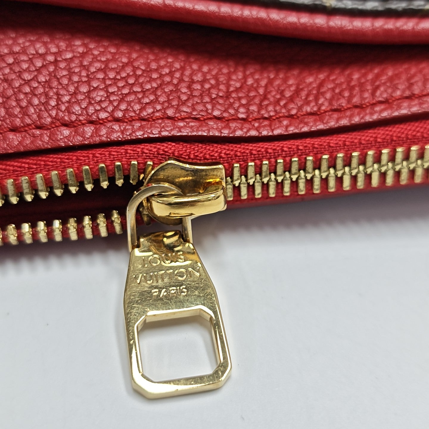 PALLAS MM Monogram Coated Canvas Brown
