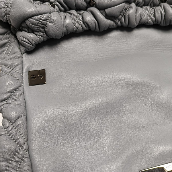 Spikeme Medium Quilted Lambskin Blue