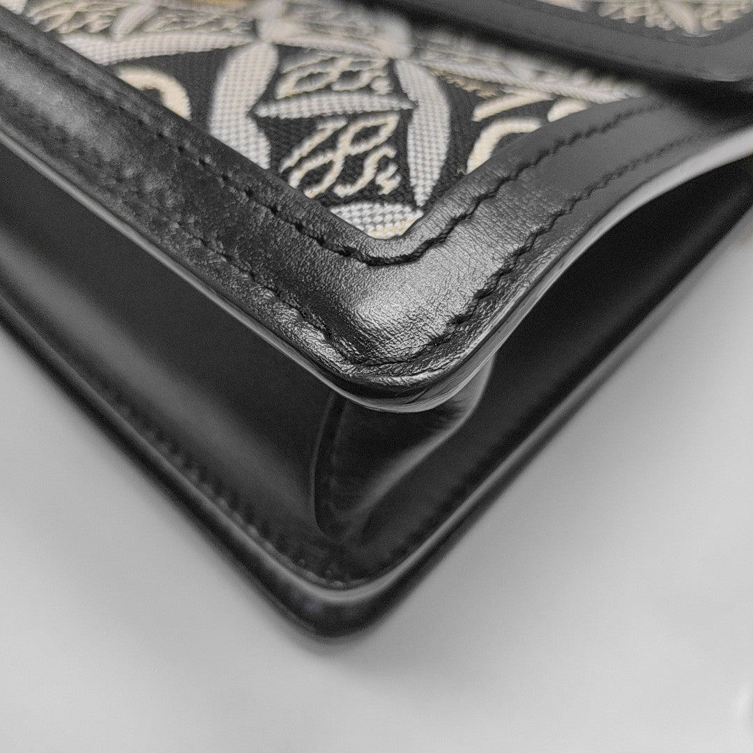 DAUPHINE MM Monogram Fabric Gray