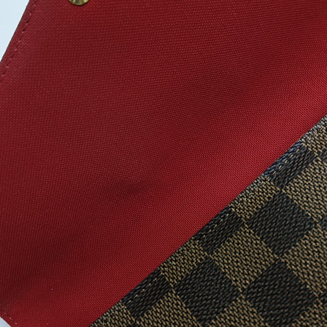 Authenticated pre-owned  FÉLICIE Coated Canvas Brown - Shoulder Bag at Looply