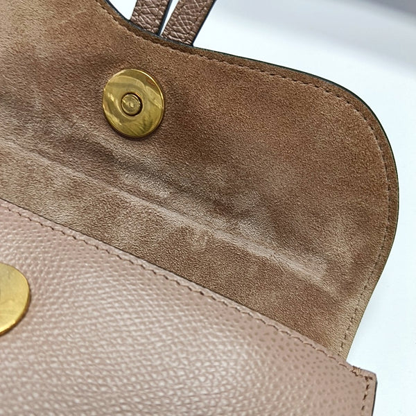 Authenticated pre-owned  Saddle Calfskin Pink - Belt Bag at Looply