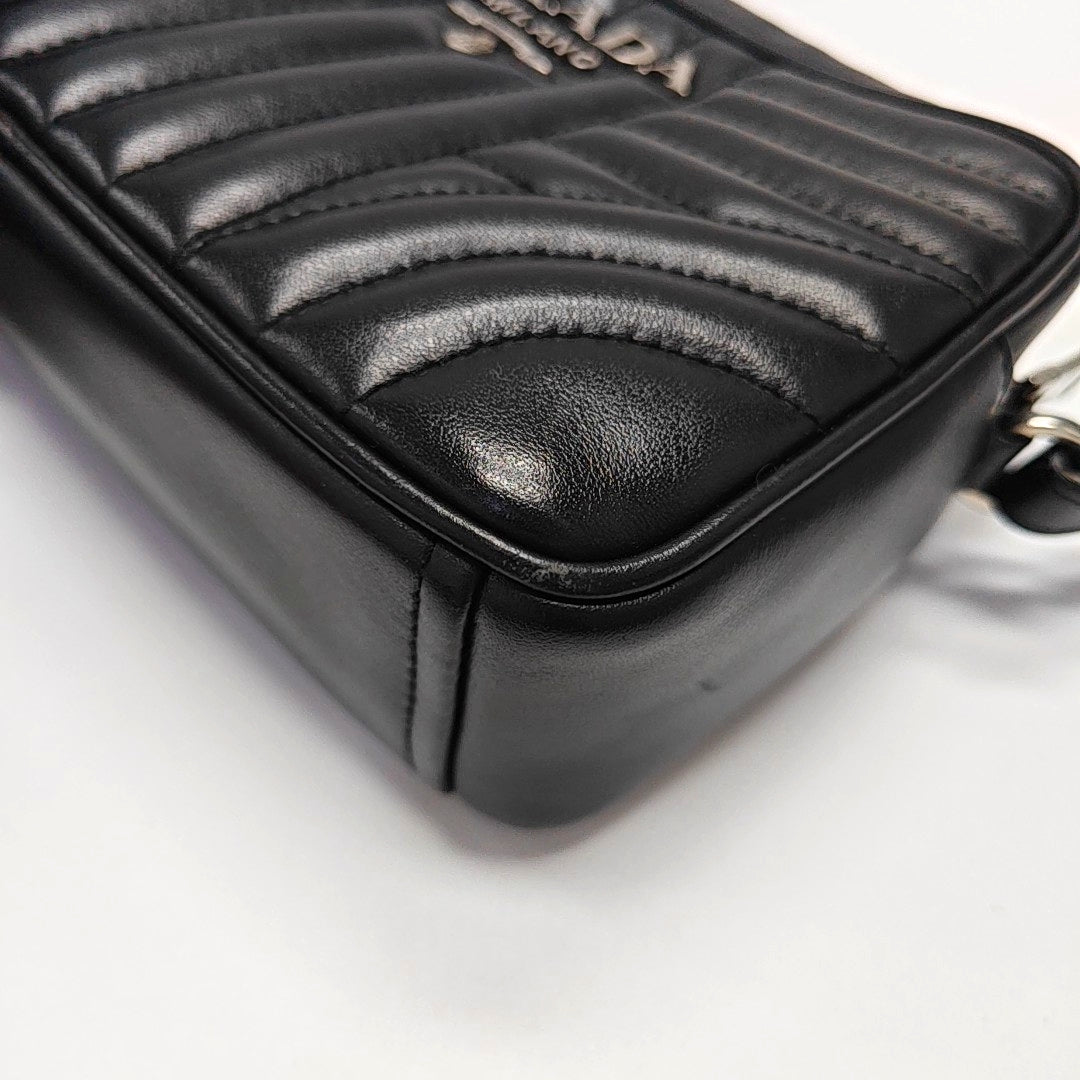 Diagramme Quilted Lambskin Black