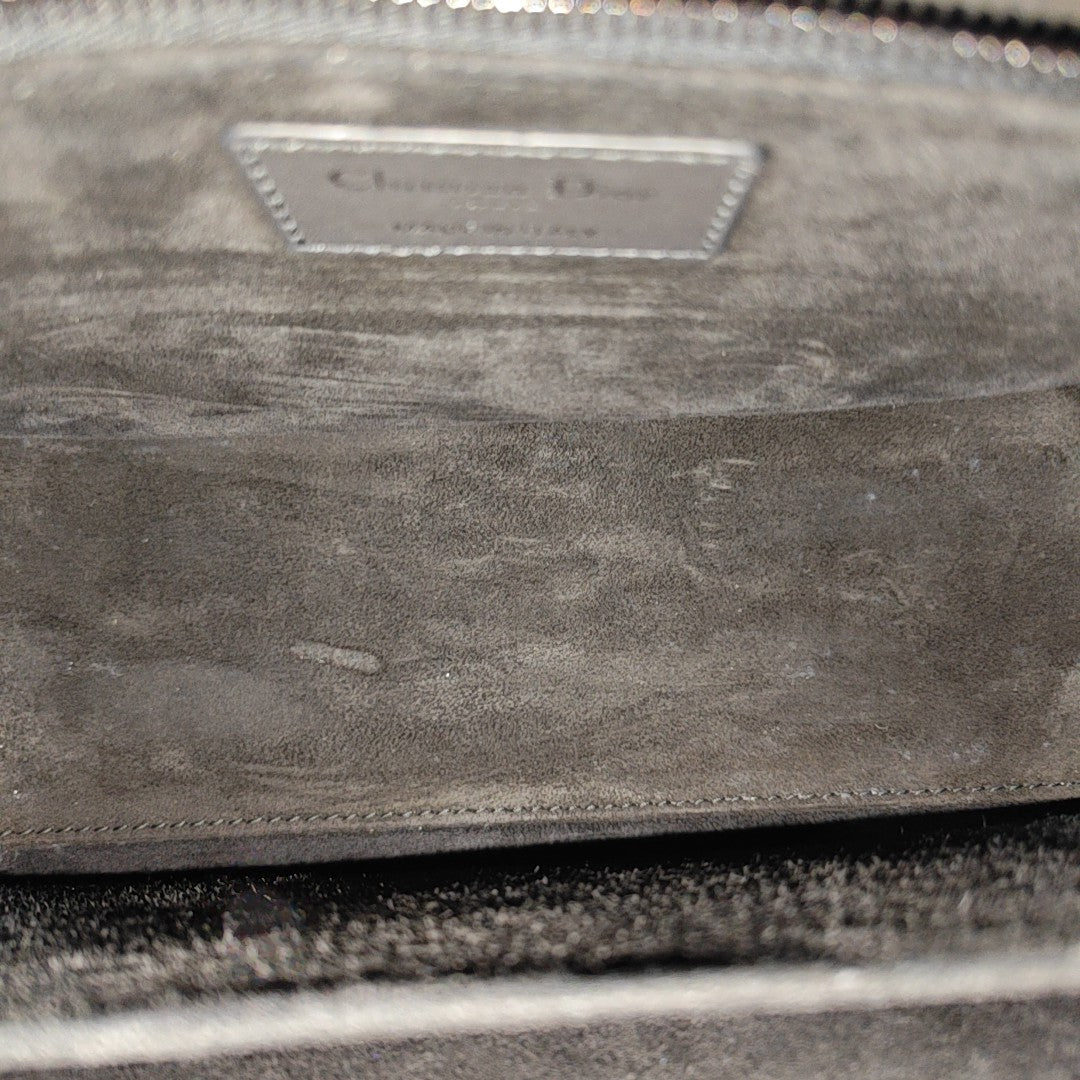 Lady Dior Medium Cannage Calfskin Black