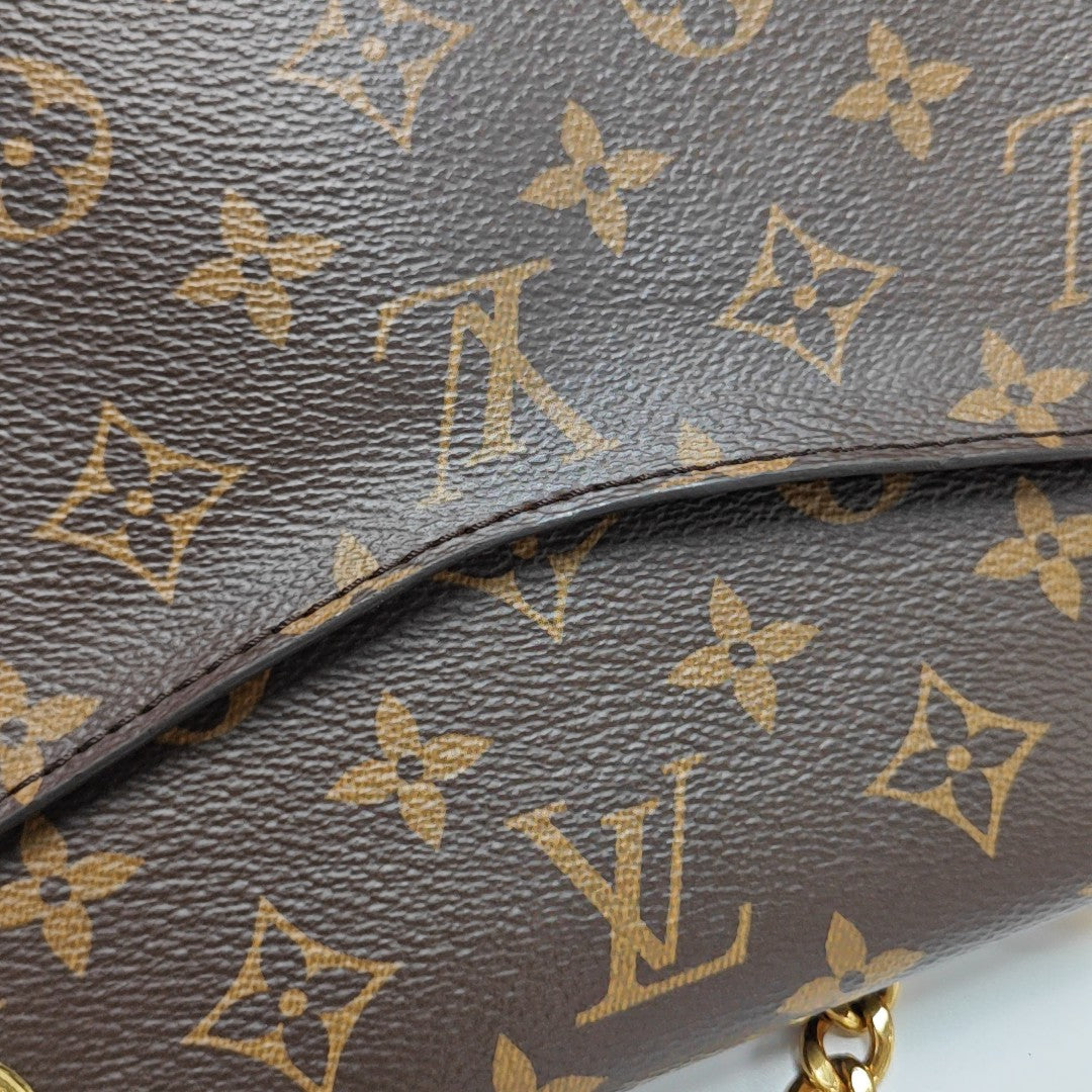 PASSY Monogram Coated Canvas Brown