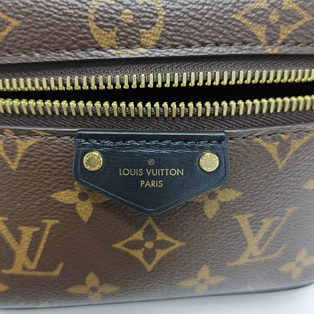 Vanity Chain Pouch Monogram Coated Canvas Brown