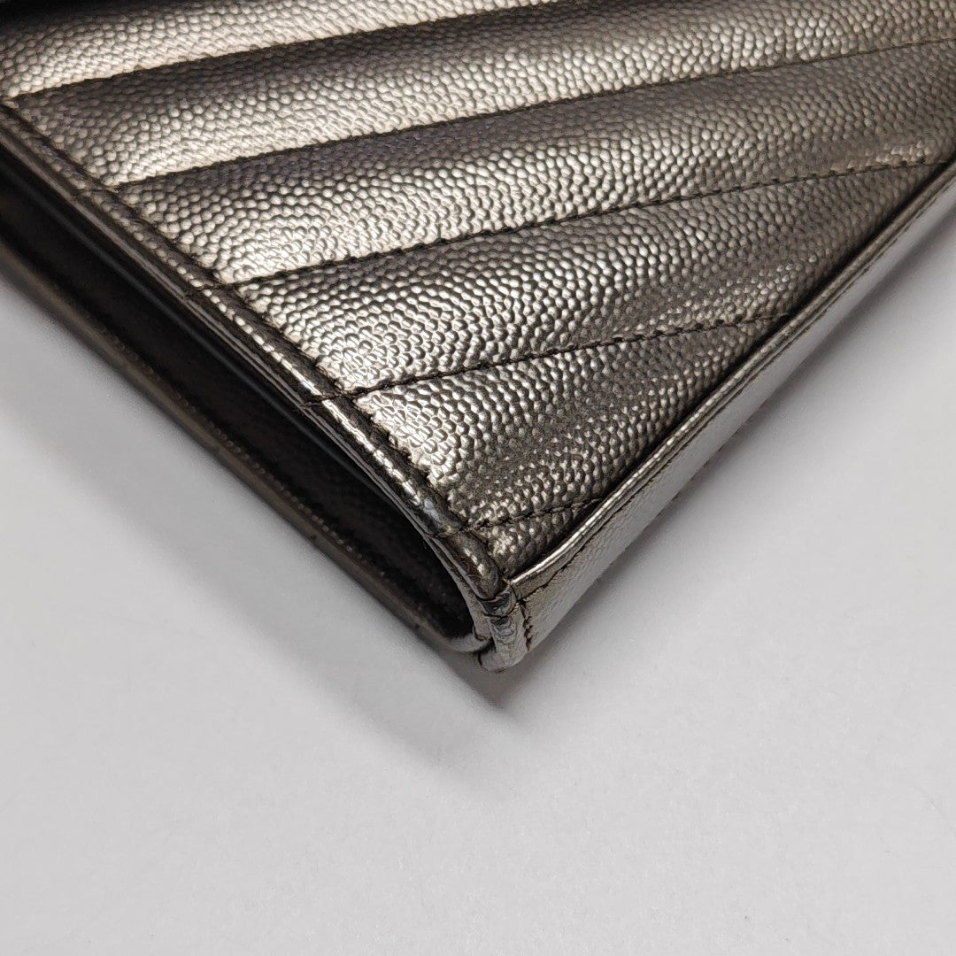 MONOGRAM Medium Chevron Calfskin Beige