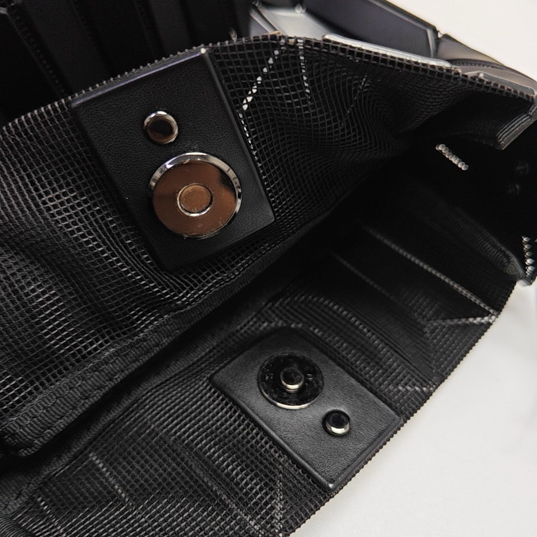 Special Material Top Handle Bag Black