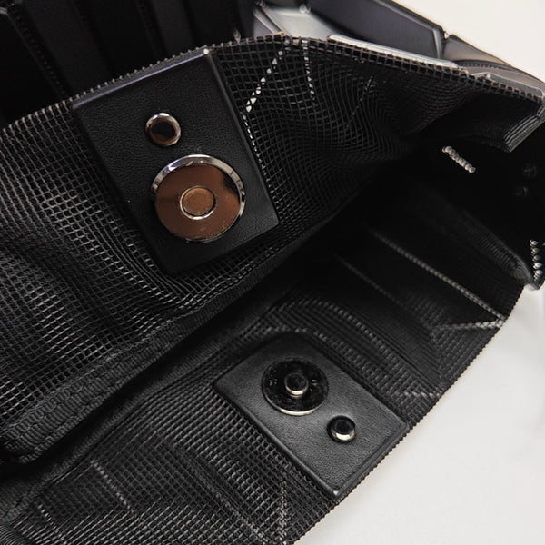 Special Material Top Handle Bag Black