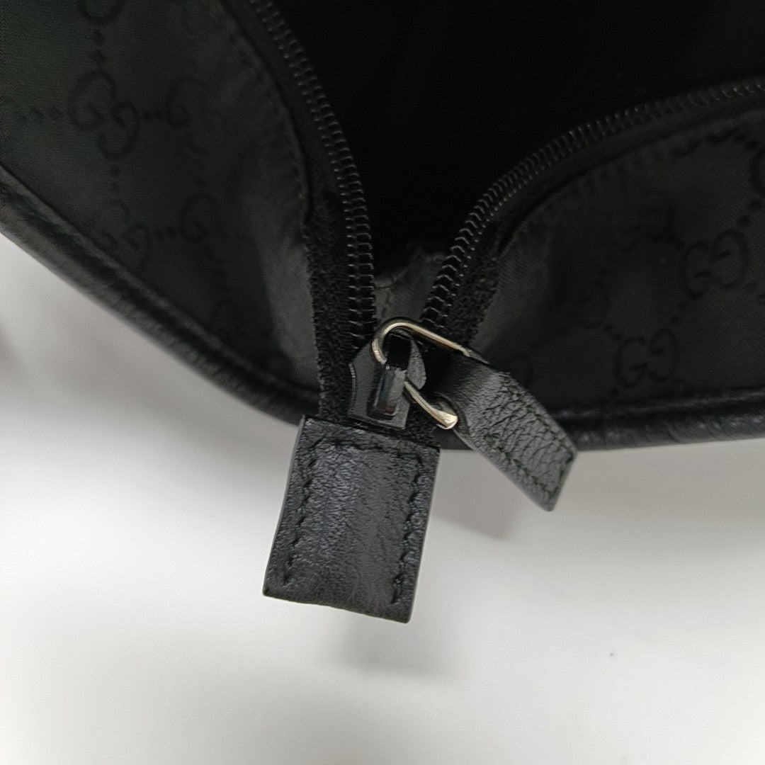 Monogram Canvas Tote Bag Black