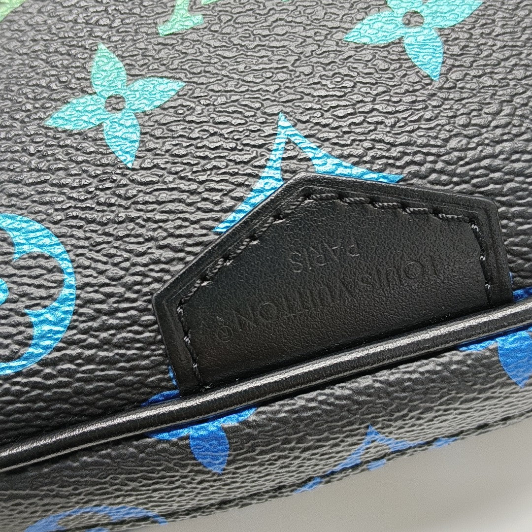 TROCADERO Monogram Coated Canvas Black
