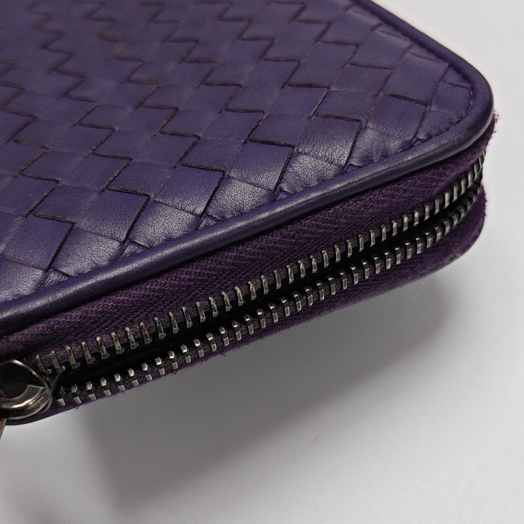 Lambskin Wallet Purple