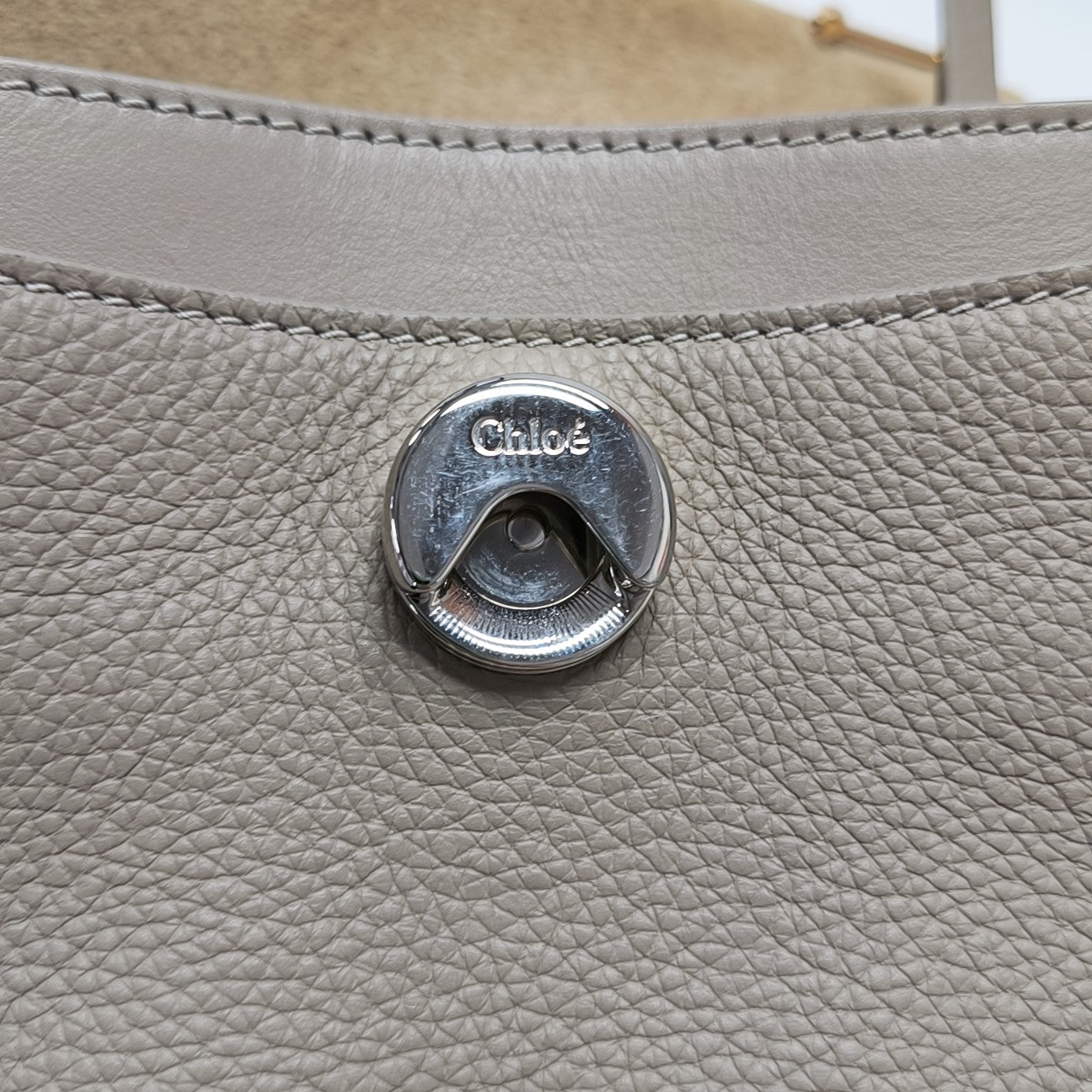 Tess Mini Calfskin Gray