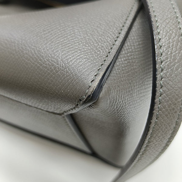 BELT Micro Calfskin Gray