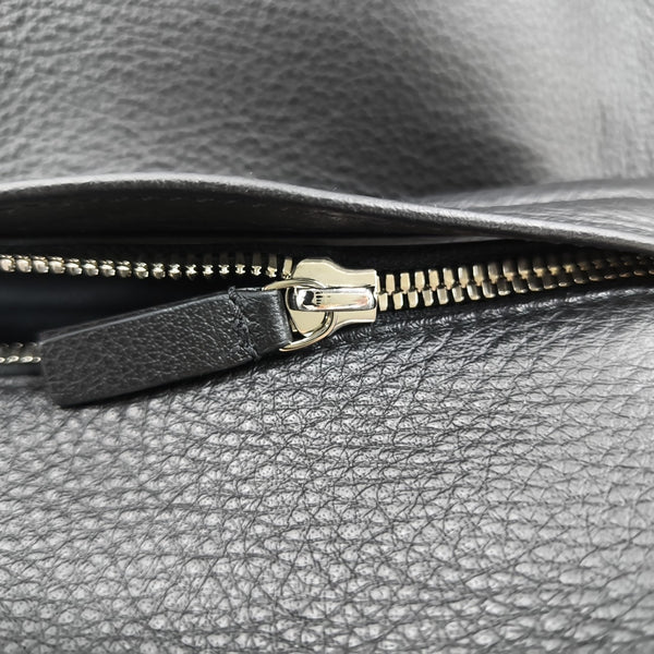 Calfskin Backpack Black