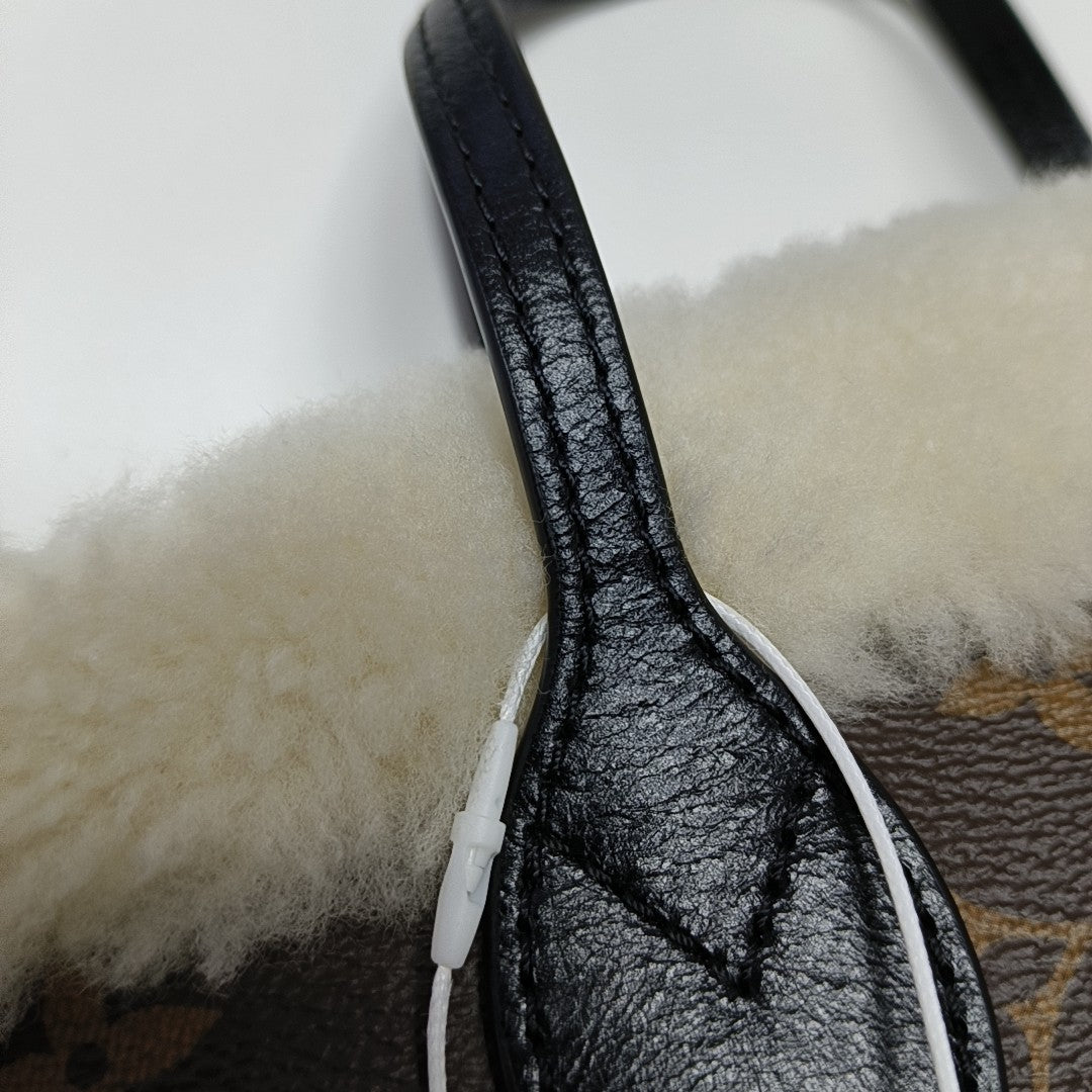 NEVERFULL INSIDE OUT BB Monogram Coated Canvas Brown