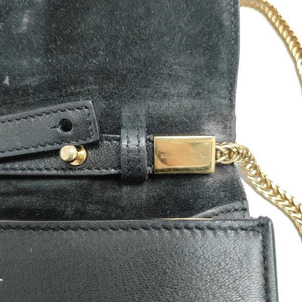 Calfskin Crossbody Bag Black