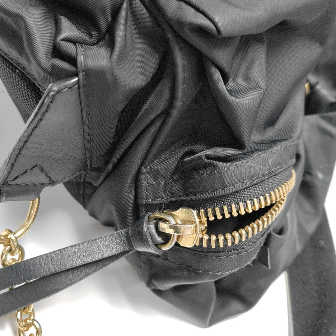 The Rucksack Medium Nylon Black