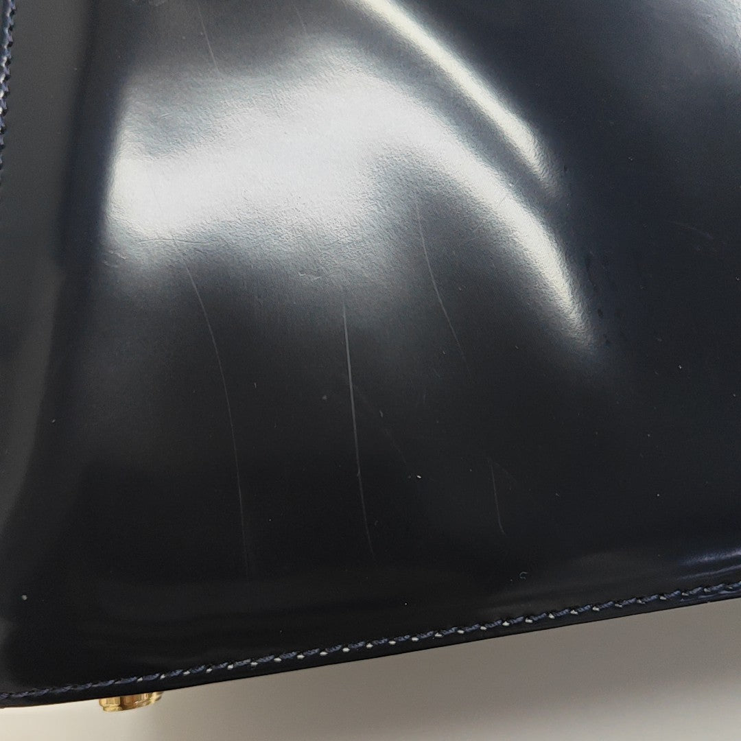 Kelly Patent Leather Blue