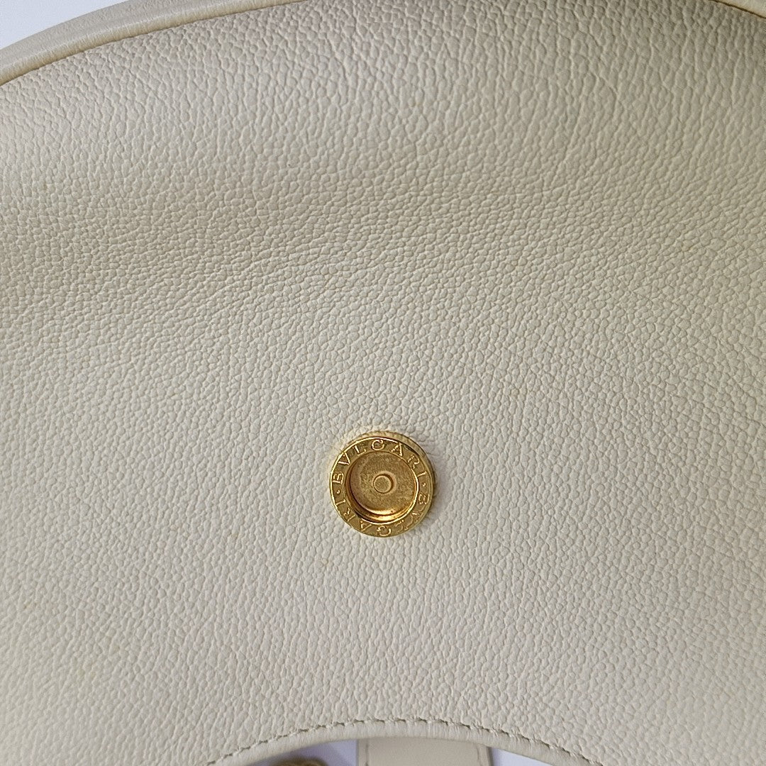 SERPENTI ELLIPSE Calfskin White