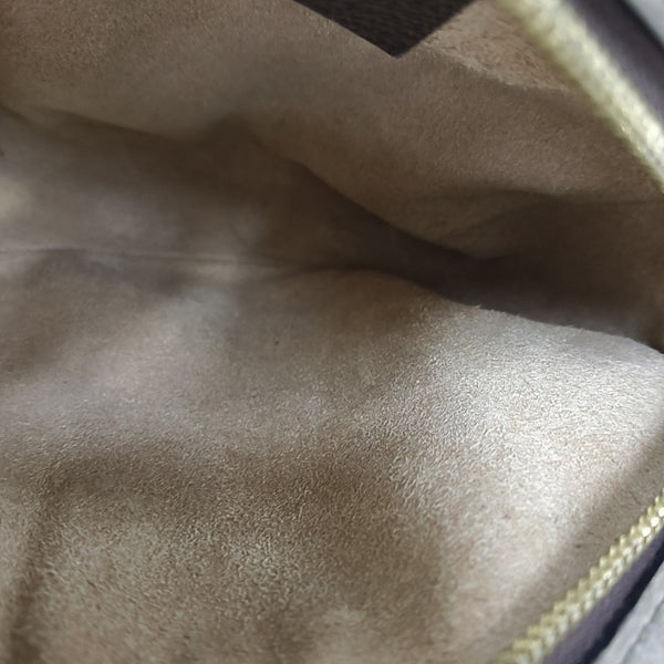 Ophidia Mini Monogram Coated Canvas Beige