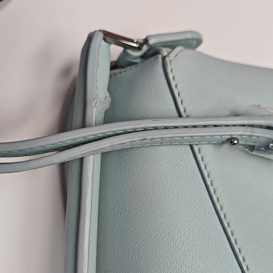 Puzzle Mini Calfskin Blue