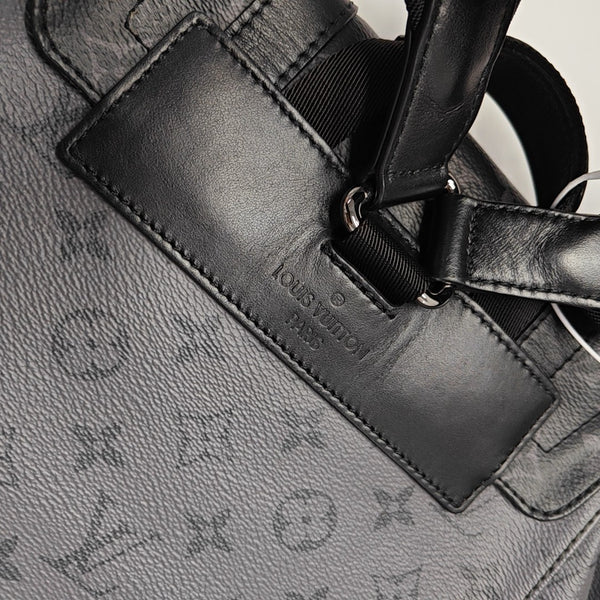 CHRISTOPHER MM Monogram Coated Canvas Gray