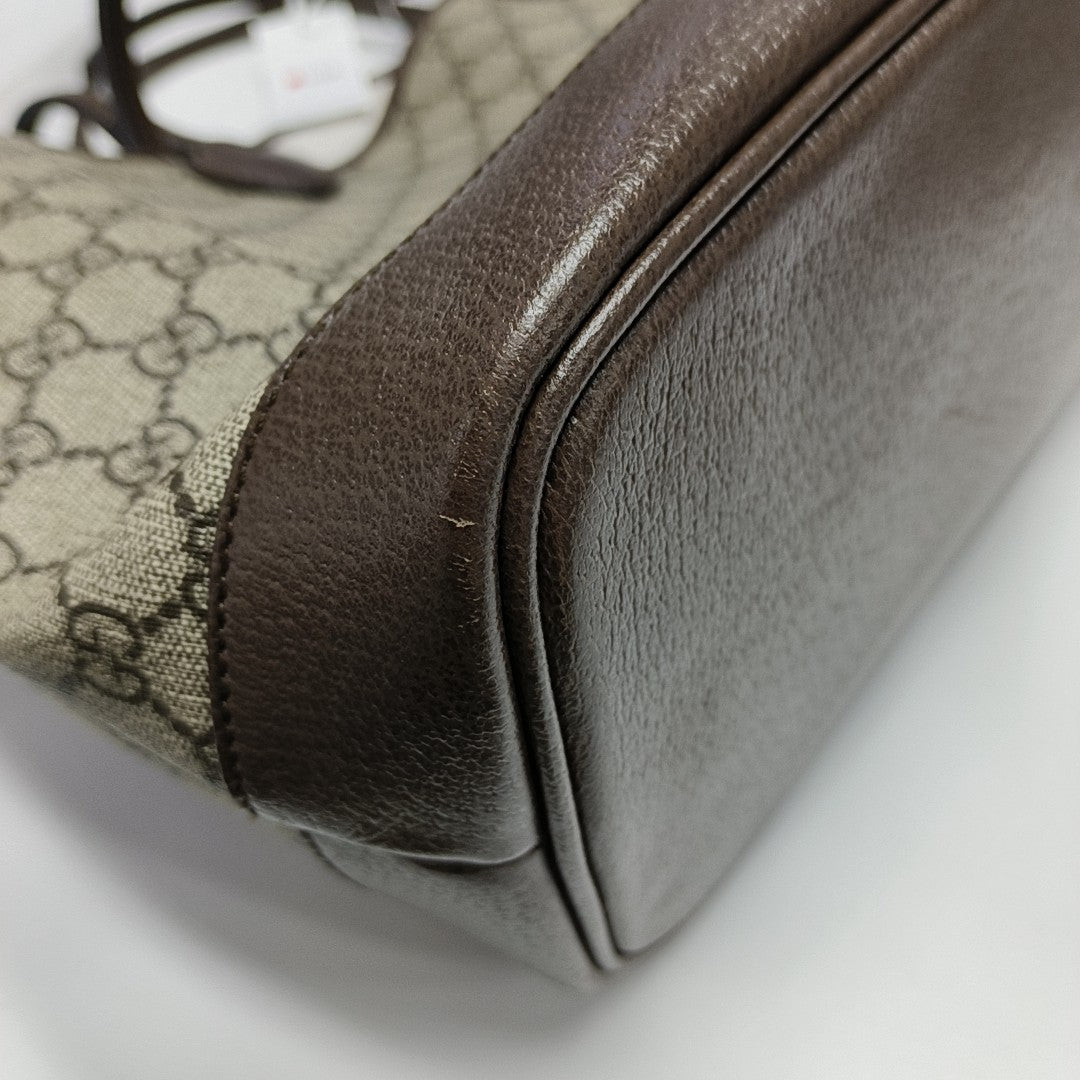 Monogram Coated Canvas Top Handle Bag Beige