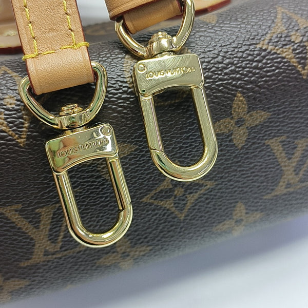 SPEEDY Nano Monogram Coated Canvas Brown